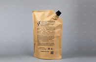 Le sac de poche de bec de papier d'emballage a adapté la taille et la conception aux besoins du client pour Juice Liquid Packaging