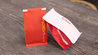 Paquet de nourriture de lien de bidon de poche de fond plat d'impression de flexo de papier de FSC Japon emballage