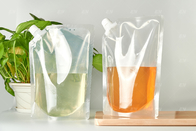 Du support 250ml poche transparente écologique potable de nourriture avec le bec Juice Drink Pouch de plastique