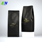 Le café noir de sacs de café de Papier d'emballage de feuille d'or met en sac le sac en gros de valve de café
