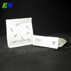 Papier d'emballage blanc compostable biodégradable de sacs de café de PLA