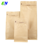 les sacs de café de papier de 250g 500g 1kg 5lb emballage ajustent l'emballage inférieur de haricots