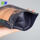 Pochette debout de conception personnalisée à haute barrière avec fermeture à glissière pour l'emballage de thé en feuilles