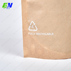 De sac recyclable entièrement recyclable qui respecte l'environnement d'emballage alimentaire de support sacs zip-lock réutilisables de Doypack