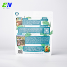 Poche biodégradable adaptée aux besoins du client de nourriture de matériel de PLA de poche de support de Papier d'emballage avec la tirette