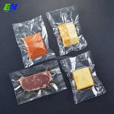La nourriture en plastique transparente en nylon met en sac le sac évacuable de nourriture de joint hermétique