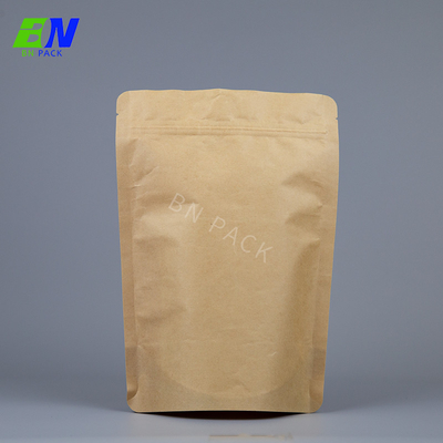 Couleur adaptée aux besoins du client rescellable de poches compostables supérieures de Papier d'emballage de tirette
